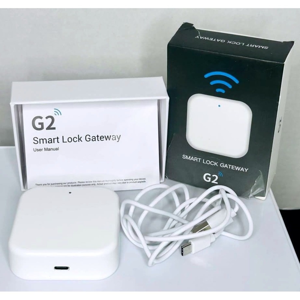Veise G2 Smart Lock Gateway Bridge White Wi-Fi TT Lock App Remote Access Hub